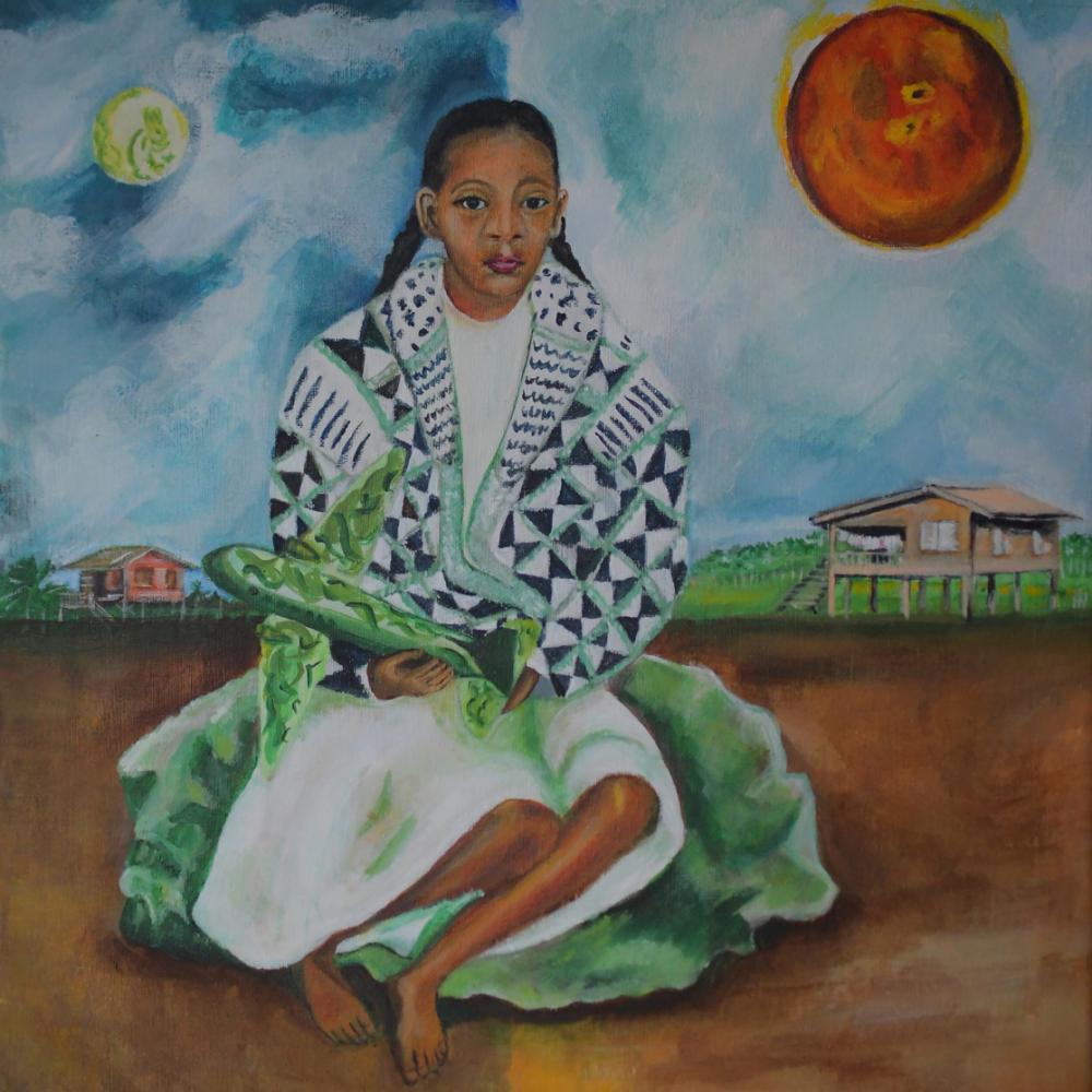 Shan Lewison-Fisch as Frida - Acrylic