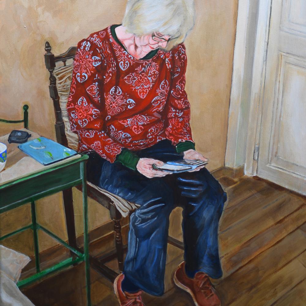 Juliet in Guest House, Bruges- Acrylic
